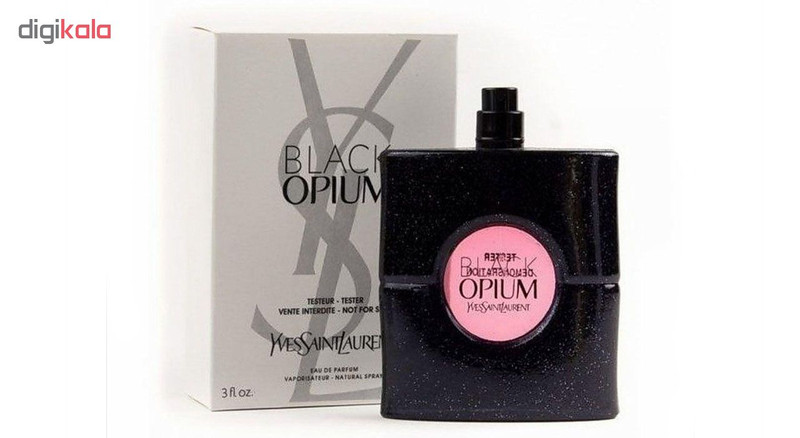 تستر ادو پرفیوم زنانه ایوسن لورن مدل Black Opium حجم 90 میلی لیتر