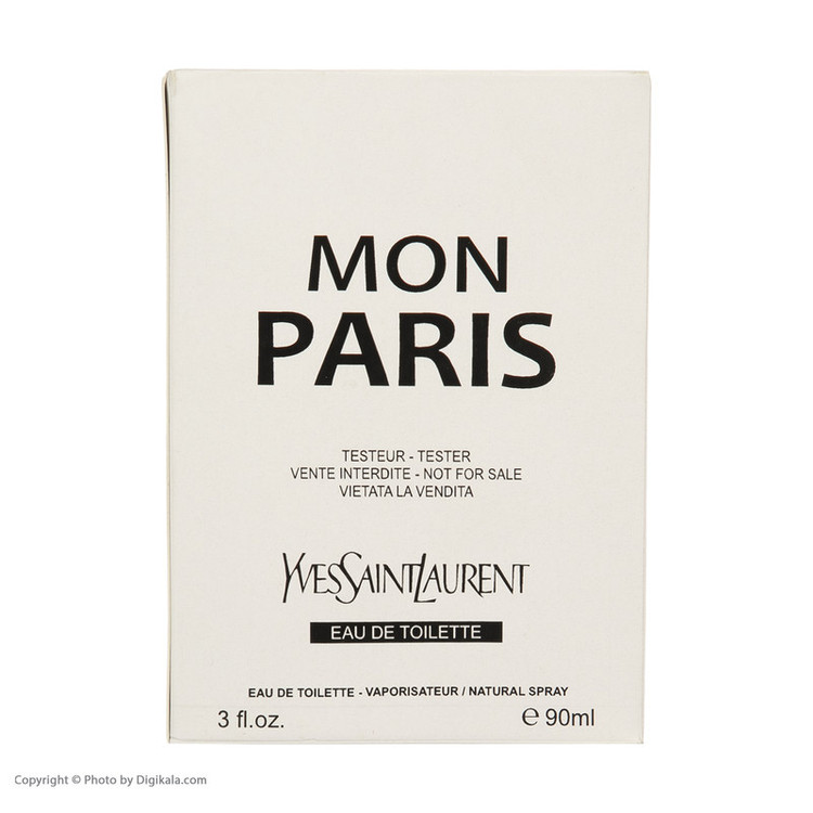 تستر ادو تویلت زنانه ایو سن لوران مدل Mon paris حجم 90 میلی لیتر
