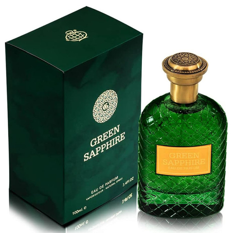 ادو پرفیوم مردانه فراگرنس ورد مدل GREEN SAPPHIRE حجم 100 میلی لیتر