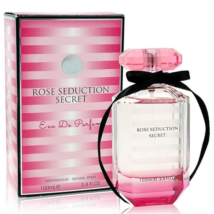 ادوپرفیوم زنانه فراگرنس ورد مدل Rose seduction secret حجم 100 میلیلیتر