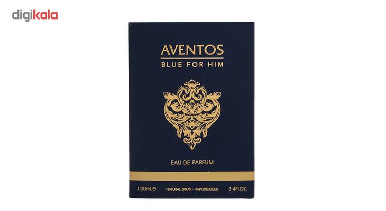 ادو پرفیوم مردانه فراگرنس ورد مدل Aventos Blue For Him حجم 100 میلی لیتر