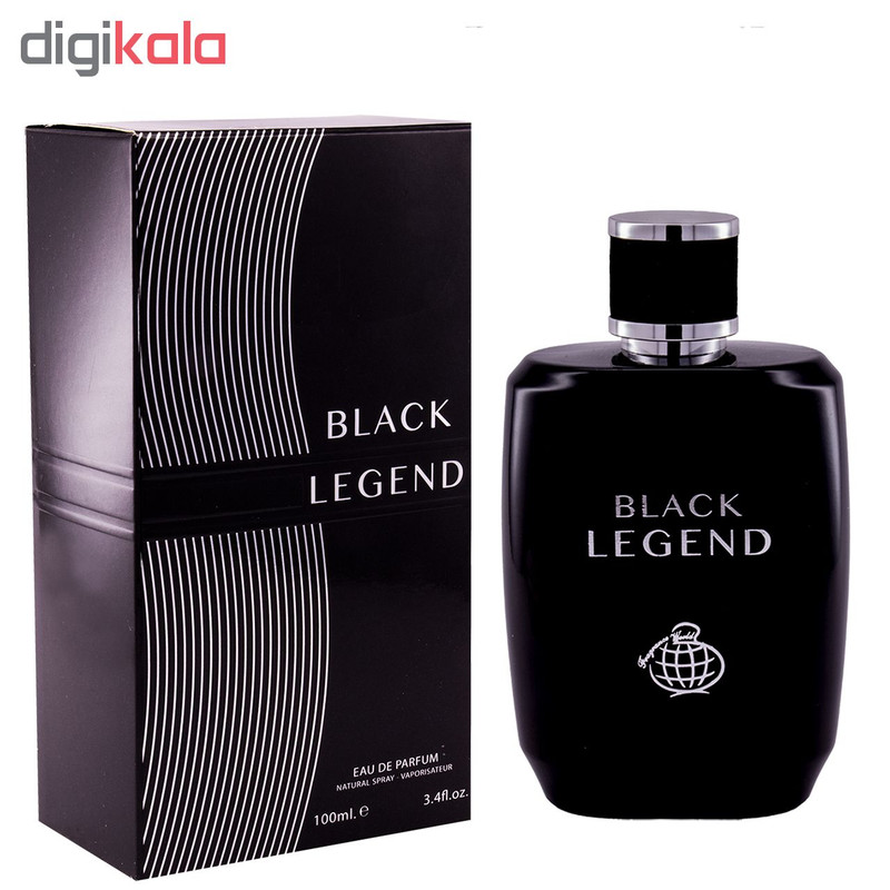 ادو پرفیوم مردانه فراگرنس ورد مدل BLACK LEGEND حجم 100 میلی لیتر