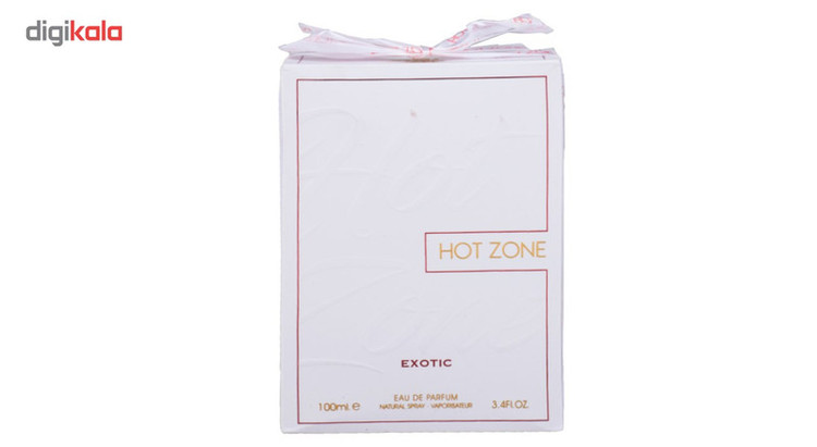 ادوپرفیوم زنانه فراگرنس ورد مدل Hot Zone exotic حجم 100 میلی لیتر