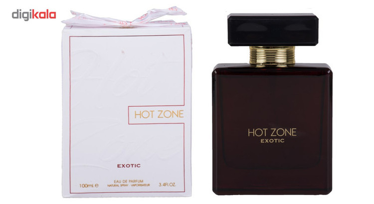 ادوپرفیوم زنانه فراگرنس ورد مدل Hot Zone exotic حجم 100 میلی لیتر