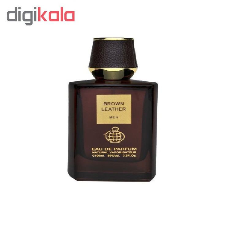 ادو پرفیوم مردانه فراگرنس ورد مدل Brown Leather حجم 100 میلی لیتر به همراه اسپری فراگرنس حجم 50 میلی لیتر