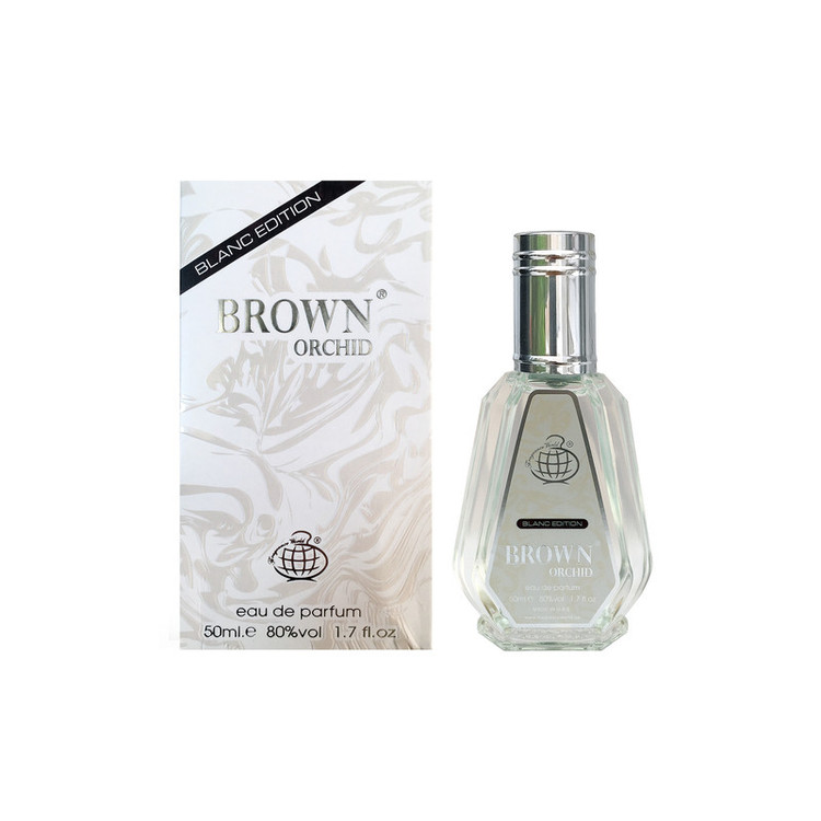 ادو پرفیوم زنانه فراگرنس ورد مدل Brown Orchid Blanc Edition حجم 50 میلی لیتر