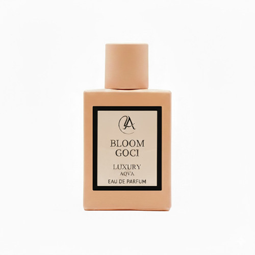 ادوپرفیوم زنانه لاکچری آکوا مدل BLOOM GOCI با رایحه شیرین حجم 50 میلیلیتر