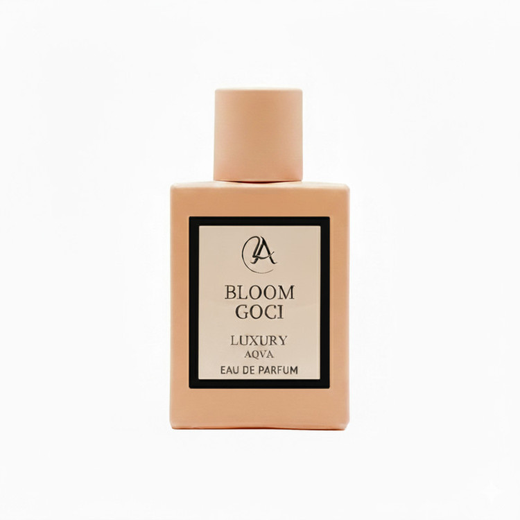 ادوپرفیوم زنانه لاکچری آکوا مدل BLOOM GOCI با رایحه شیرین حجم 50 میلیلیتر