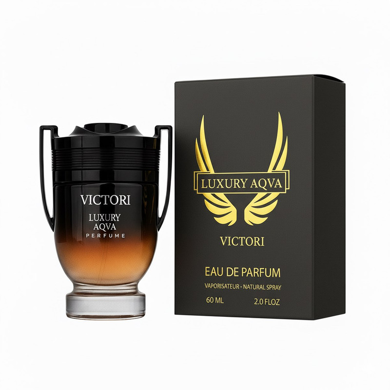 ادو پرفیوم مردانه لاکچری آکوا مدل VICTORI با رایحه گرم حجم 60 میلی لیتر