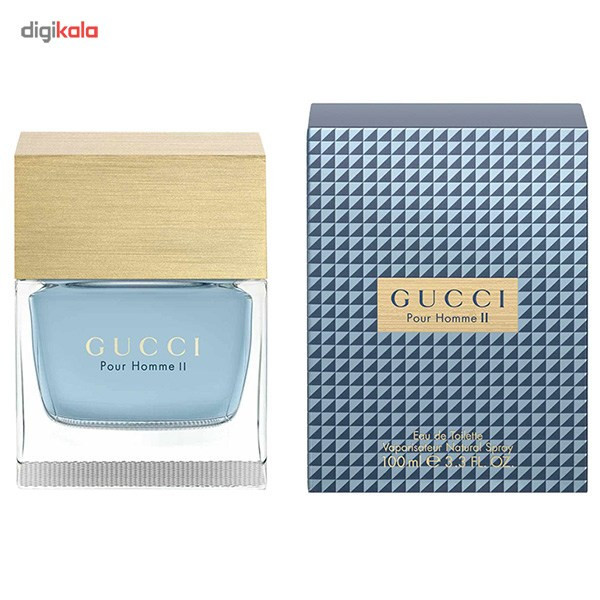 ادو تویلت مردانه گوچی مدل Gucci Pour Homme II حجم 100 میلی لیتر