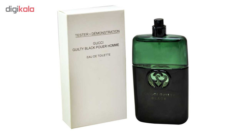 تستر ادوتویلت مردانه گوچی مدل Guility Black Pour Homme حجم 90 میلیلیتر