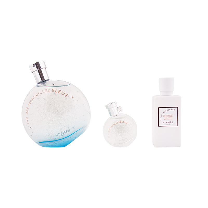 ست ادو تویلت زنانه هرمس مدل Eau des Merveilles Bleu حجم 100 میلی لیتر