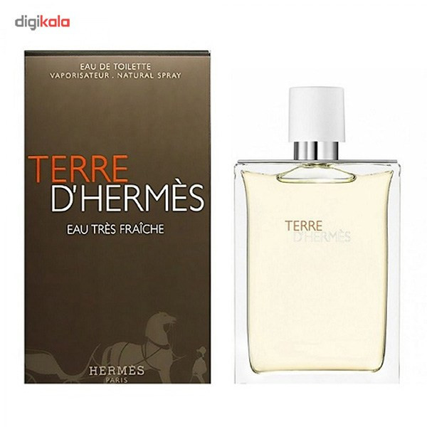 ادو تویلت مردانه هرمس مدل Terre de Hermes Eau Tres Fraiche حجم 125 میلی لیتر