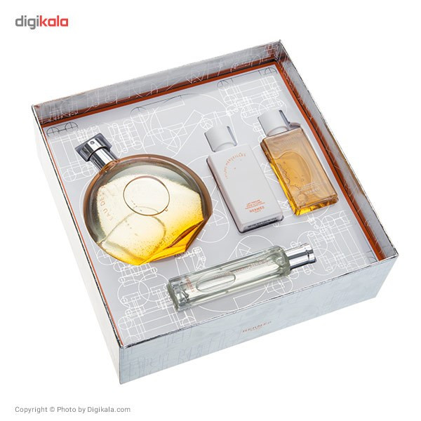 ست ادو تویلت مردانه و زنانه هرمس مدل Eau Des Merveilles حجم 100 میلی لیتر
