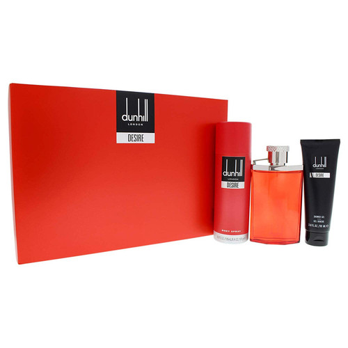 ست ادو تویلت مردانه دانهیل مدل Desire Red