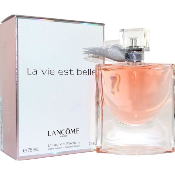 تستر ادو پرفیوم زنانه لانکوم مدل La Vie Est Belle حجم 75 میلی لیتر