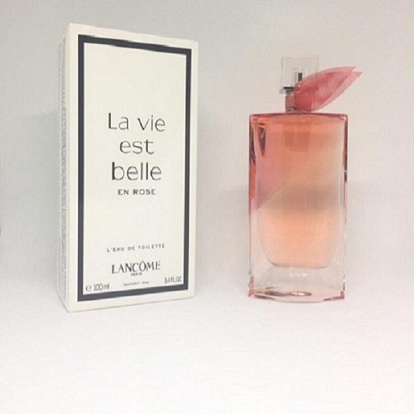 تستر ادو تویلت زنانه لانکوم مدل Lancome La Vie est Belle en Rose حجم 100 میلی لیتر