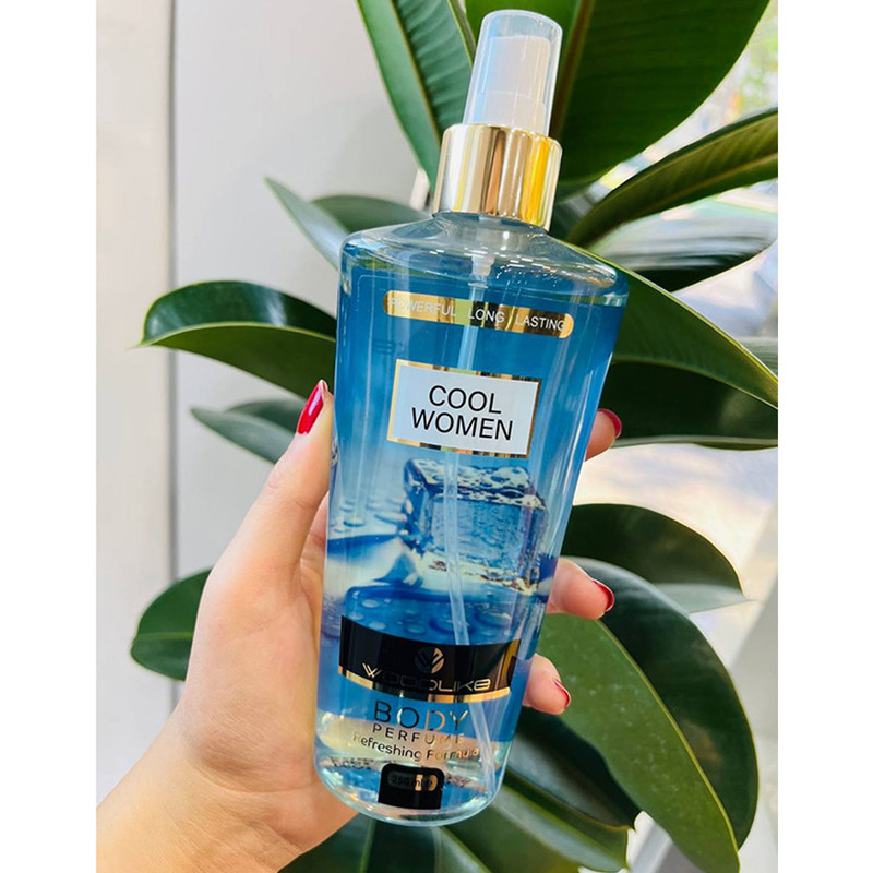 بادی اسپلش زنانه وودلایک مدل کول حجم 250 میلی لیتر