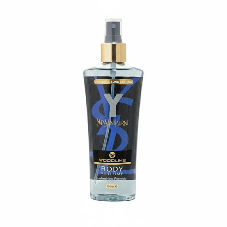 بادی اسپلش مردانه وودلایک مدل YSL حجم 250 میلیلیتر