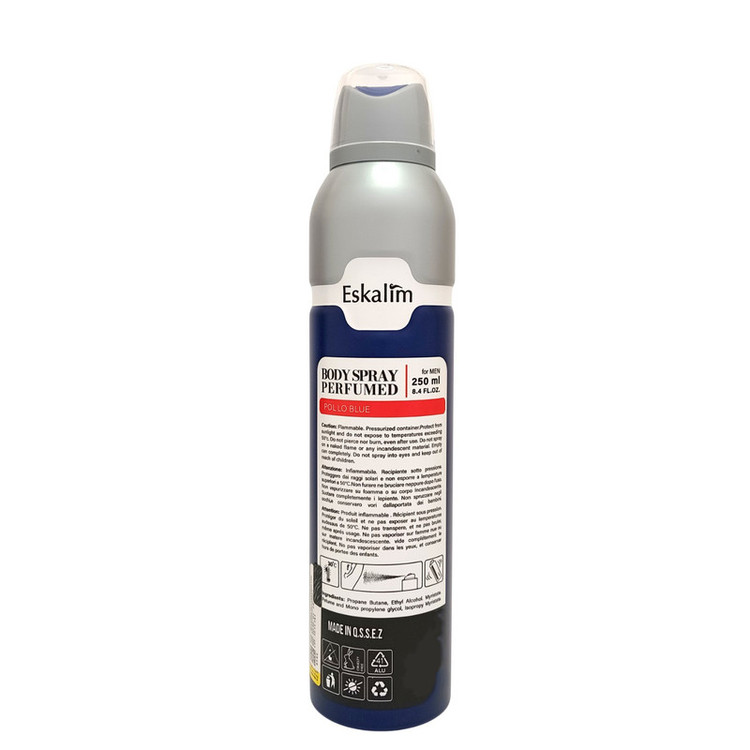 اسپری خوشبو کننده بدن مردانه اسکالیم مدل POLO BLUE حجم 250 میلیلیتر
