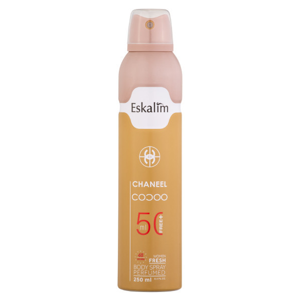 اسپری خوشبو کننده بدن زنانه اسکالیم مدل کوکو شنل حجم 250 میلی لیتر