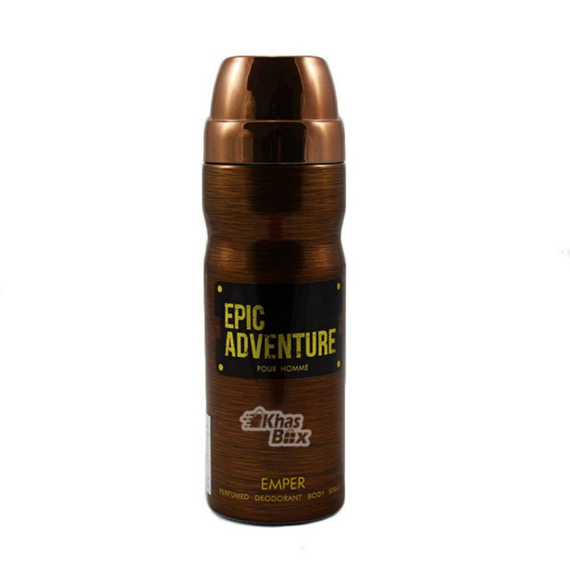 اسپری بدن مردانه امپر مدل EPIC ADVENTURE حجم 200 میلی لیتر