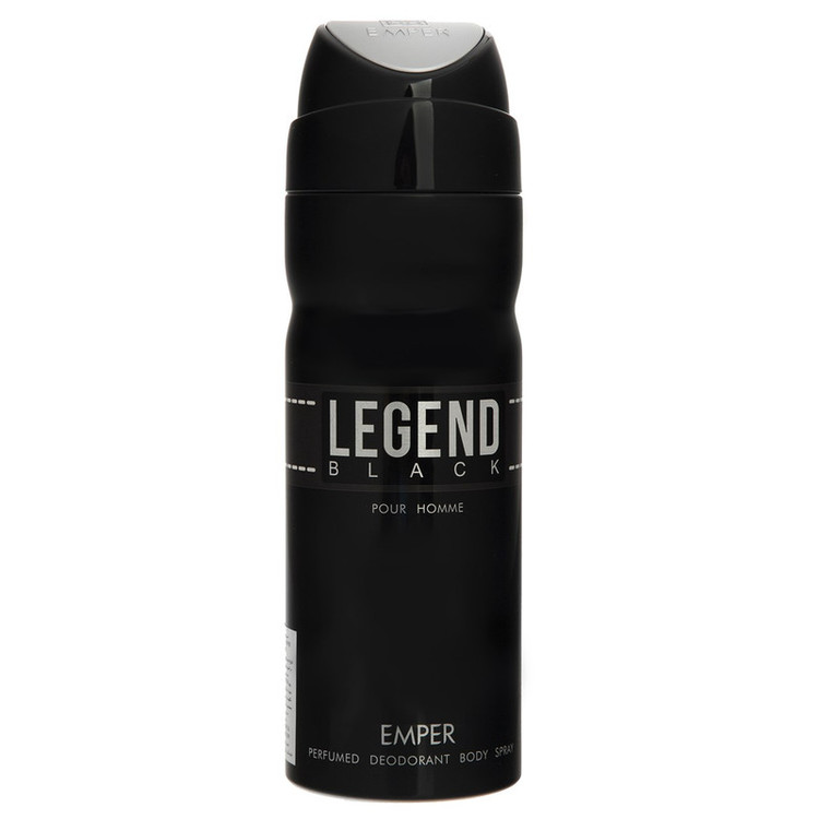 اسپری مردانه امپر مدل Legend Black حجم 200 میلی لیتر