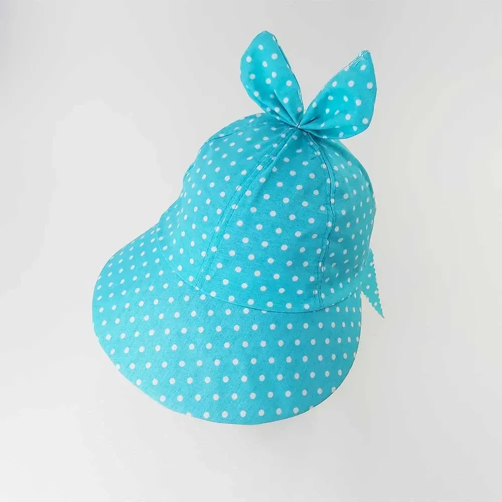 کلاه نقابدار دخترانه کتان مدل اسپرت سایز 54
