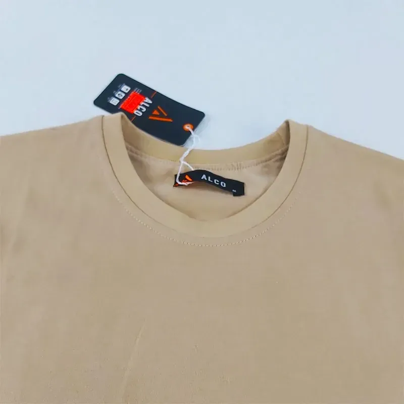 تیشرت ساده مردانه یقه گرد جنس پنبه براش کد 9197