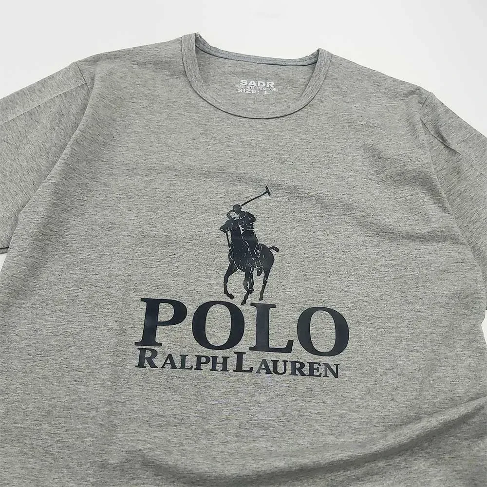 ست تیشرت و شلوارک مردانه مدل POLO جنس ملانج