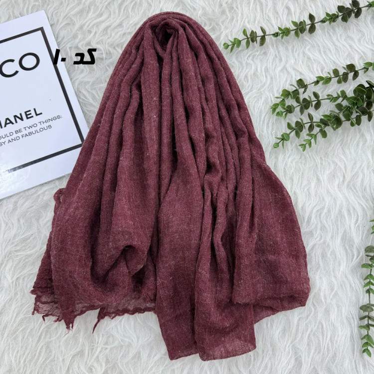 شال سوپرنخ کنفی قواره بزرگ 200 در 105 سانتیمتر بدون پرز و سر خوردن