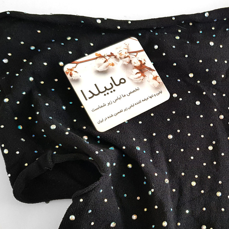 لباس خواب زنانه ماییلدا مدل نگین دار فانتزی کد 4860-7143