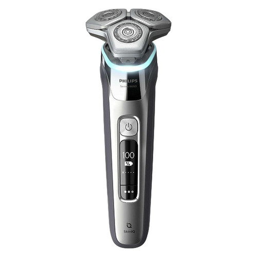 ماشین اصلاح موی صورت فیلیپس مدل S9985 صفرزن چرخشی باتریقابل شارژ ضدآب با تیغه کربن استیل و طراحی ارگونومیک ساخت هلند