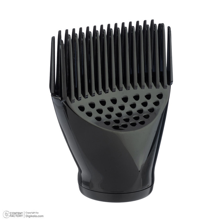 سشوار برسدار چرخشی 240 وات پرنسلی مدل PR312AT، موتور DC، وزن 1430 گرم، دارای سری شانهدار، سری برسدار گرد پهن، سری چرخشی، کیف نگهدارنده، سری دندانهدار با ویژگی فرکنندگی، صافکنندگی، حجمدهندگی