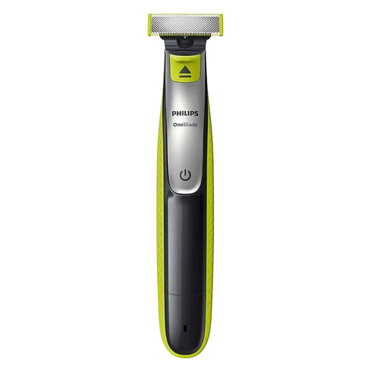 ماشین اصلاح موی صورت و بدن شارژی فیلیپس مدل QP2834/60 با فناوری OneBlade، ضد آب، تیغه استیل ضد زنگ، خط زن و حجم زن، همراه با 2 تیغه یدک، شارژ 240 دقیقه و زمان استفاده 60 دقیقه