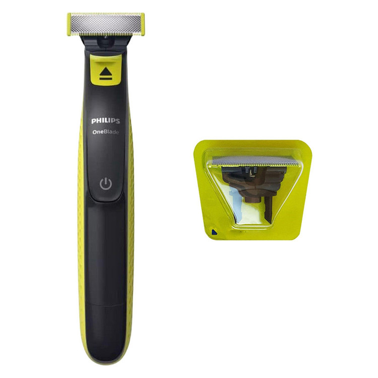 ماشین اصلاح موی صورت و بدن فیلیپس مدل OneBlade QP2724 با تیغه کربن استیل، قابلیت استفاده خشک و مرطوب، شارژ با کابل USB و اصلاح دقیق تا 0.2 میلیمتر