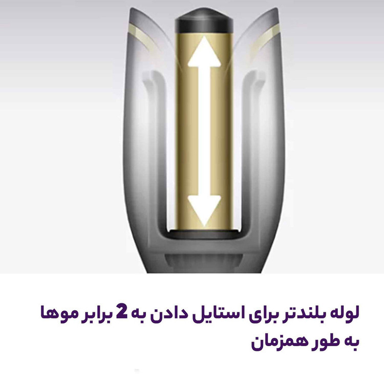 فر کننده و حالت دهنده مو فیلیپس مدل BHB876
