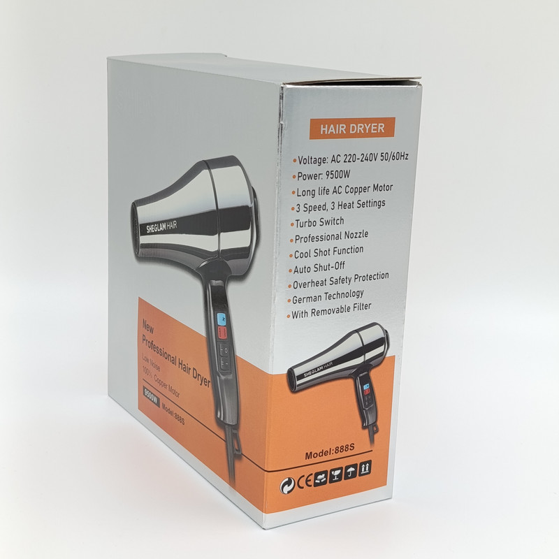 سشوار حرفه ای 9500 وات شیگلم کد 888S