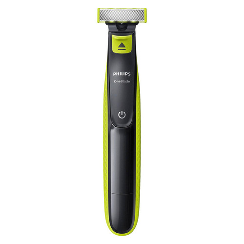 ماشین اصلاح موی صورت و بدن فیلیپس مدل OneBlade QP2520، استفاده به صورت خشک و مرطوب، منبع انرژی باتری قابل شارژ، تکنولوژی اصلاح به صورت تریم، اندازه اصلاح 0.2 میلیمتر، مدت زمان شارژ 480 دقیقه و مدت زمان استفاده پس از شارژ 45 دقیقه، بههمراه شارژر، برس