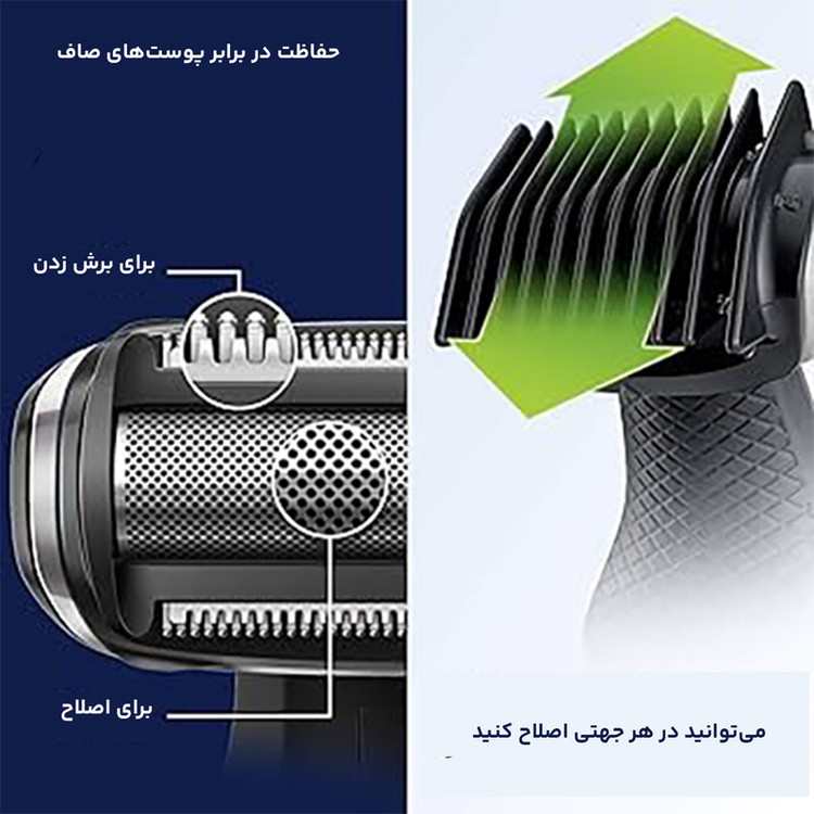 ماشین اصلاح موی بدن فیلیپس مدل pro