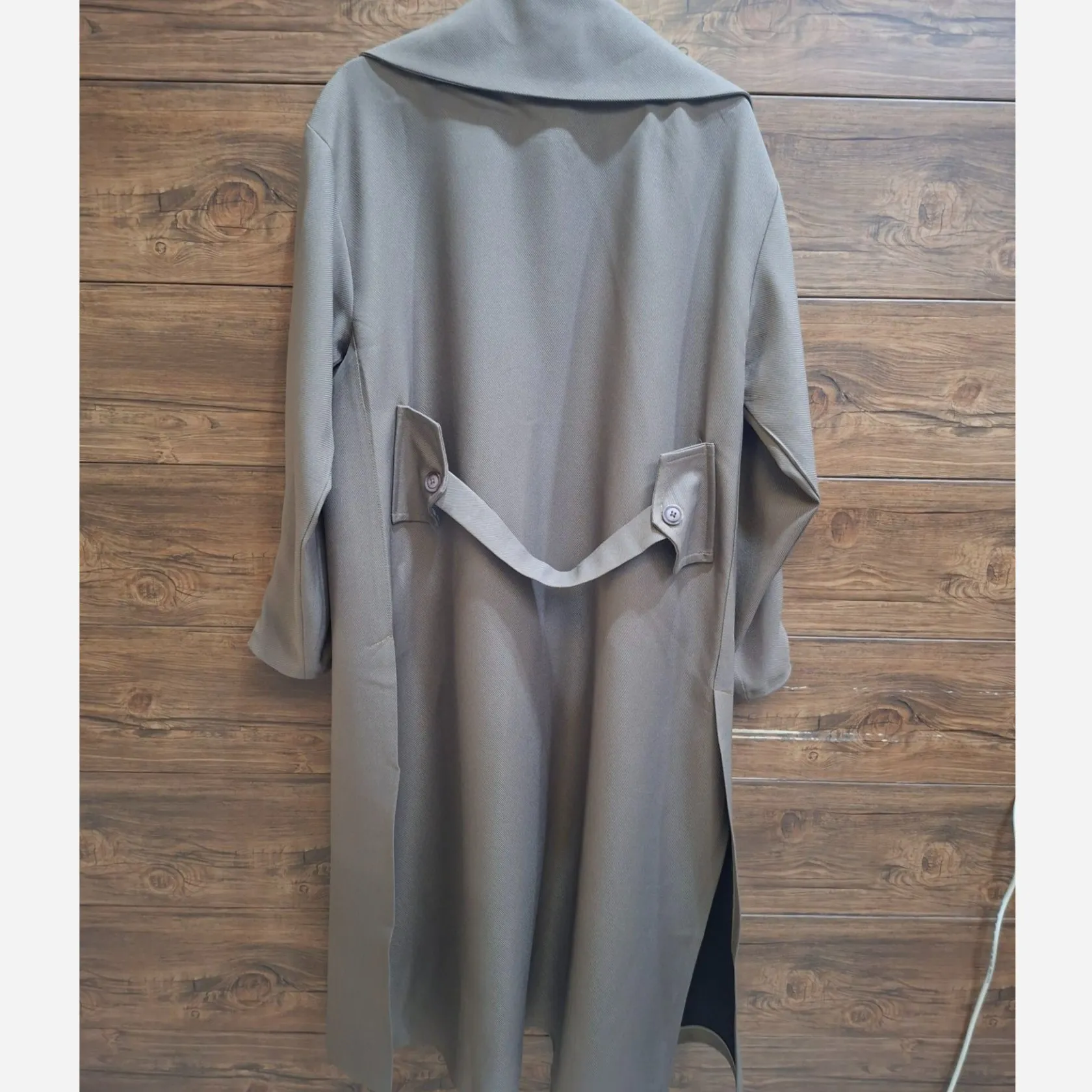 مانتو اورال بلند زنانه و دخترانه جنس کرپ مورگان وارداتی فری سایز 46 تا 54