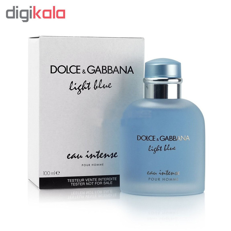 تستر ادو پرفیوم مردانه دولچه اند گابانا مدل Light Blue Eau Intense حجم 100 میلی لیتر