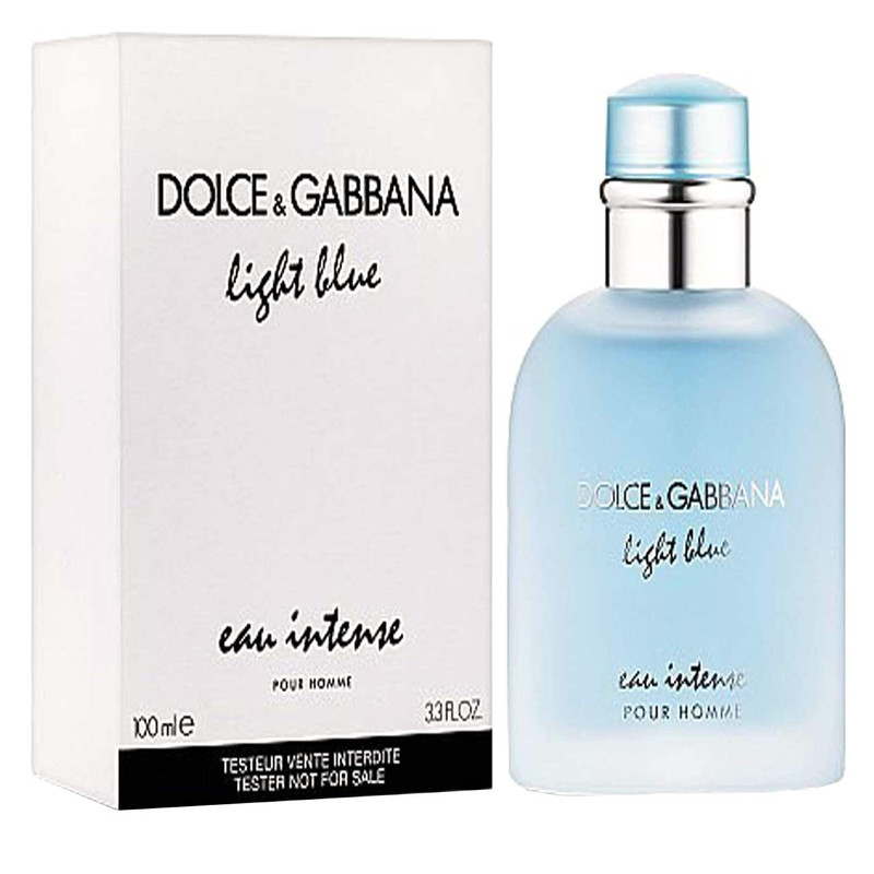 تستر ادو پرفیوم مردانه دولچه اند گابانا مدل Light Blue Eau Intense Pour Homme