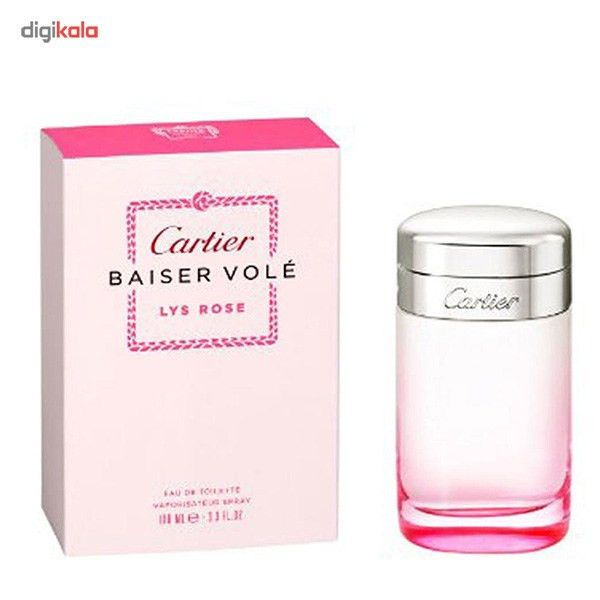 ادو تویلت زنانه کارتیه مدل Baiser Vole Lys Rose حجم 100 میلی لیتر