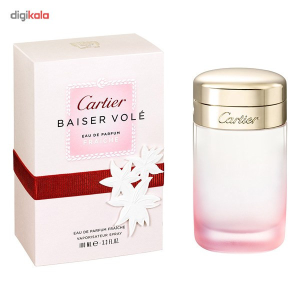 ادو پرفیوم زنانه کارتیه مدل Baiser Volé Eau de Parfum Fraîche حجم 100 میلی لیتر