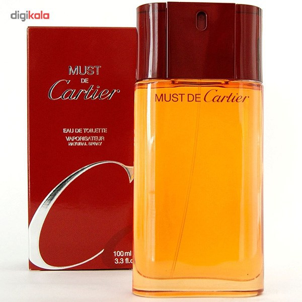 ادو تویلت زنانه کارتیه مدل Must De Cartier حجم 100 میلی لیتر