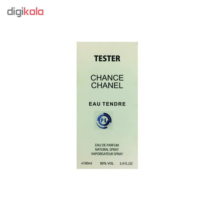 تستر ادوپرفیوم زنانه شانل مدل chance chanel eau tendre حجم 100 میلی لیتر