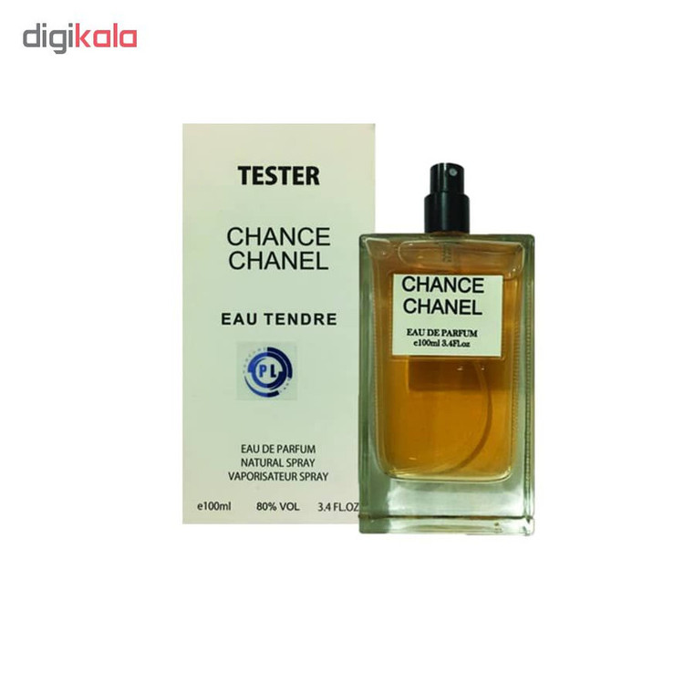 تستر ادوپرفیوم زنانه شانل مدل chance chanel eau tendre حجم 100 میلی لیتر