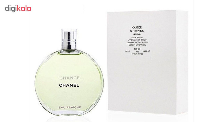 تستر ادو تویلت زنانه شانل مدل Chance Eau Fraiche حجم 100 میلیلیتر