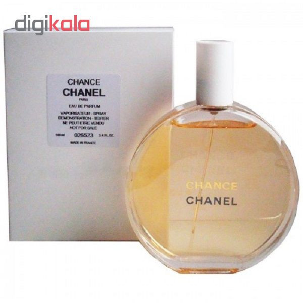 تستر ادو پرفیوم زنانه شانل مدل Chance حجم 100 میلی لیتر (جعبه سفید تستر و بدون درب اصلی)